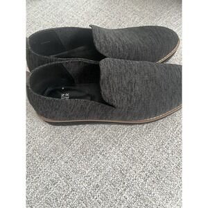 Eileen Fisher Nova Stretch Women's Knit Loafers Size 8 Grey Black Slip On